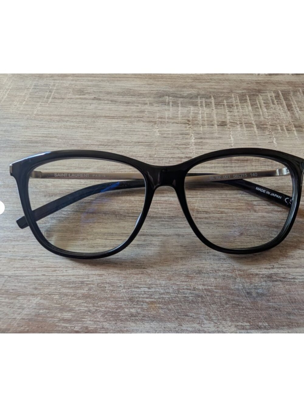 Saint Laurent SL 92 001 Black Eyeglasses Frames 56-15-140 | Authentic YSL - Picture 9 of 16